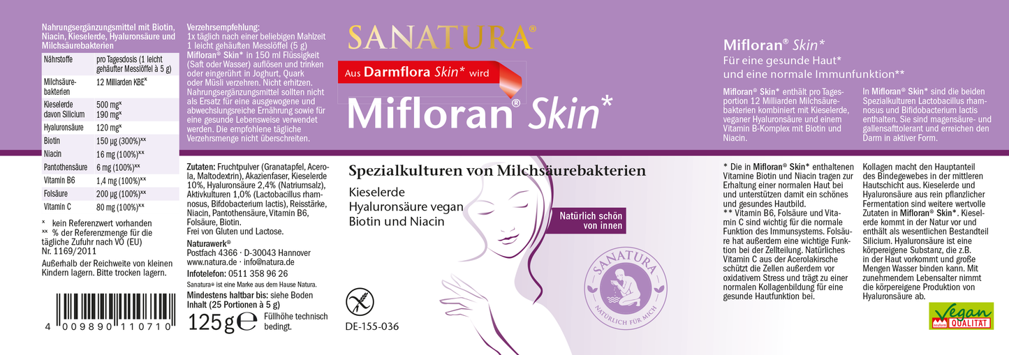 Sanatura Mifloran Skin* 125g