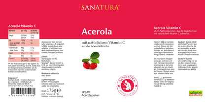 Sanatura Acerola 175g