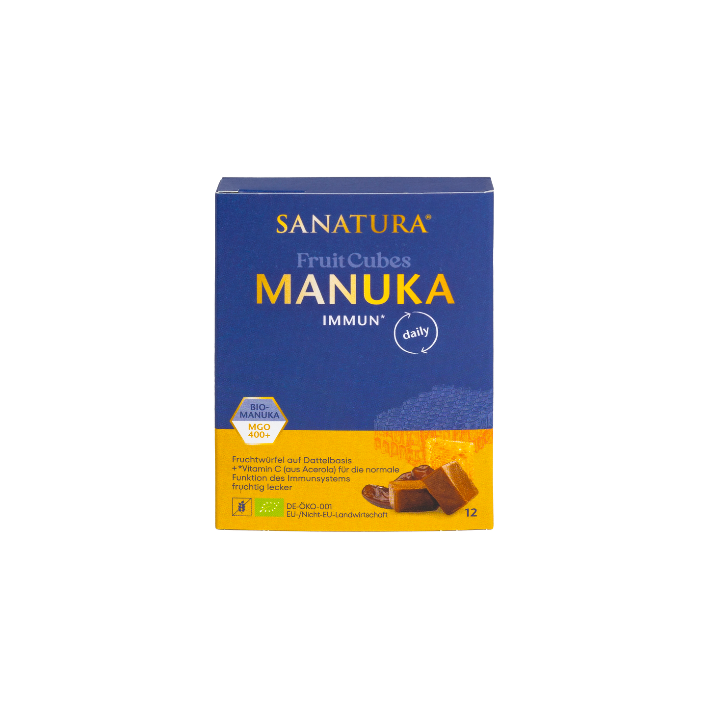 Sanatura Fruit Cubes Manuka Verpackung