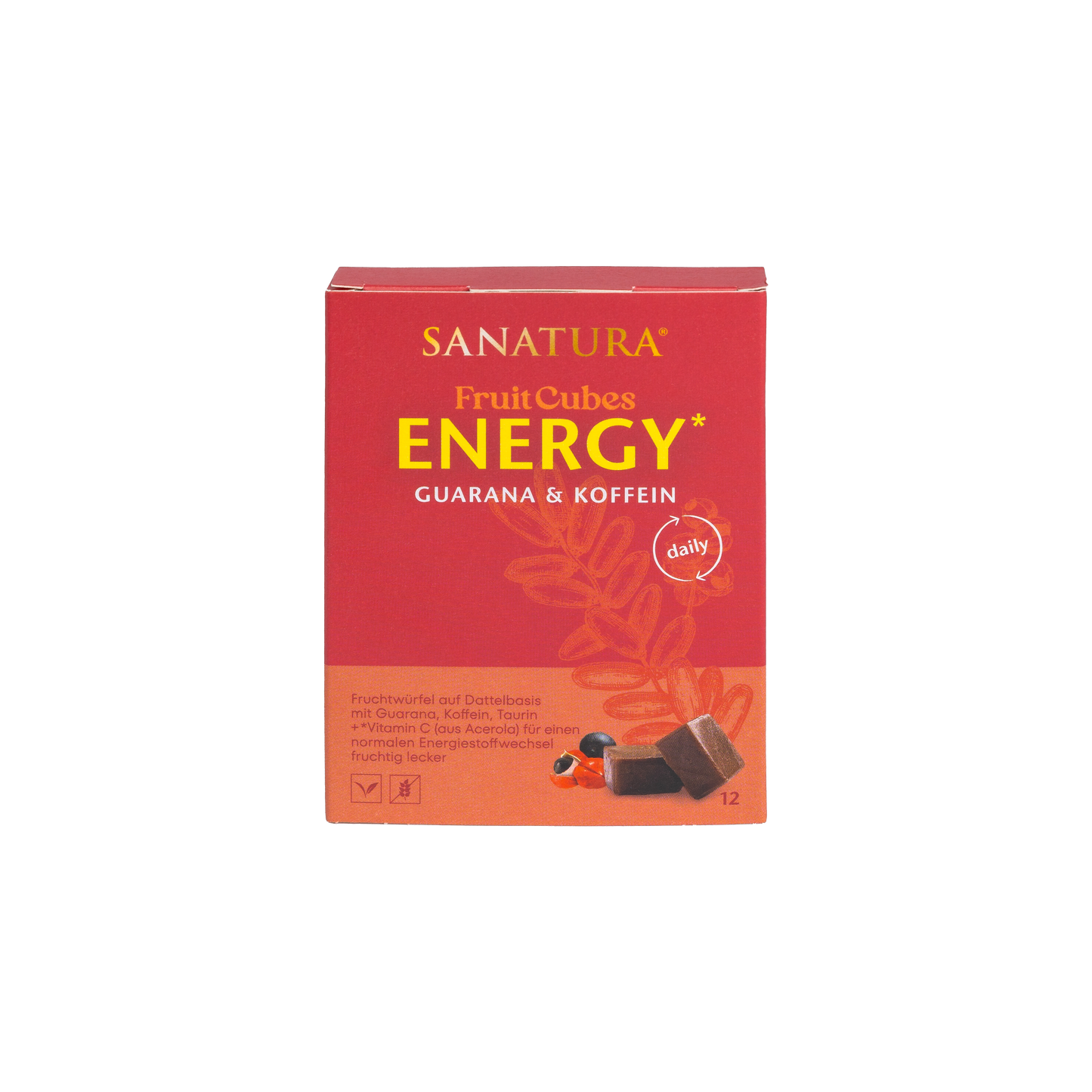 Sanatura Fruit Cubes Energy Verpackung