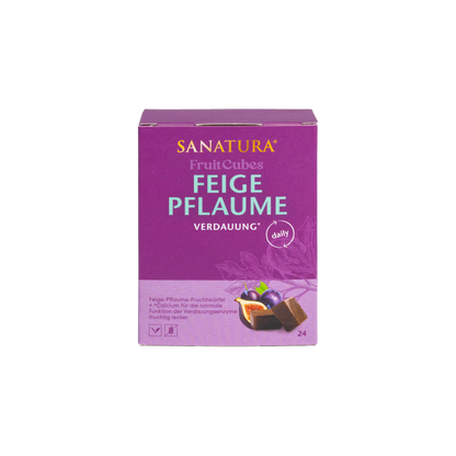 Sanatura Fruit Cubes Feige Pflaume Verpackung