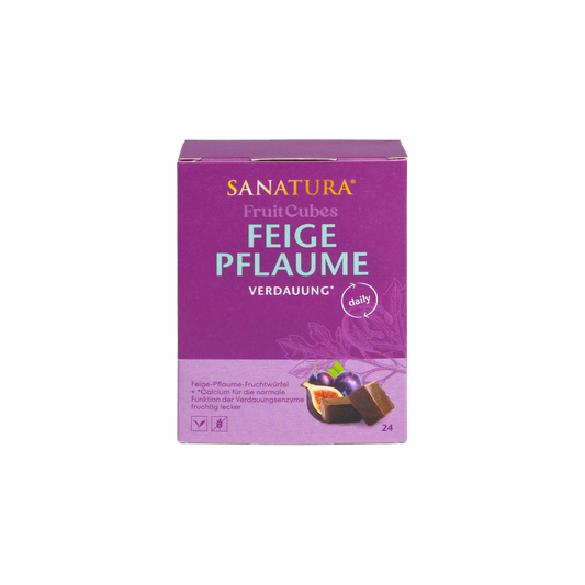 Sanatura Fruit Cubes Feige Pflaume Verpackung